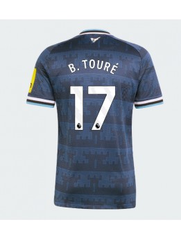 Newcastle United Bazoumana Toure #17 Replika Borta Kläder 2026-27 Kortärmad Newcastle United Bazoumana Toure #17 Replika Borta Kläder 2026-27 Kortärmad